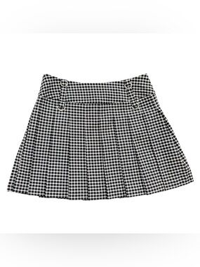 NWT F21 Forever 21 Plaid Pleated Skirt Large